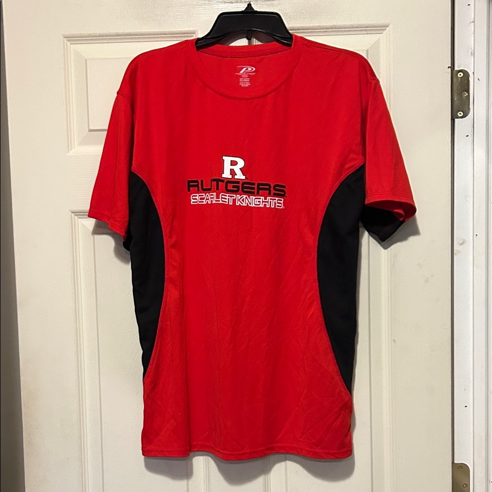 Pro Player Rutgers Scarlet Knights Red and Black Shirt Size Large